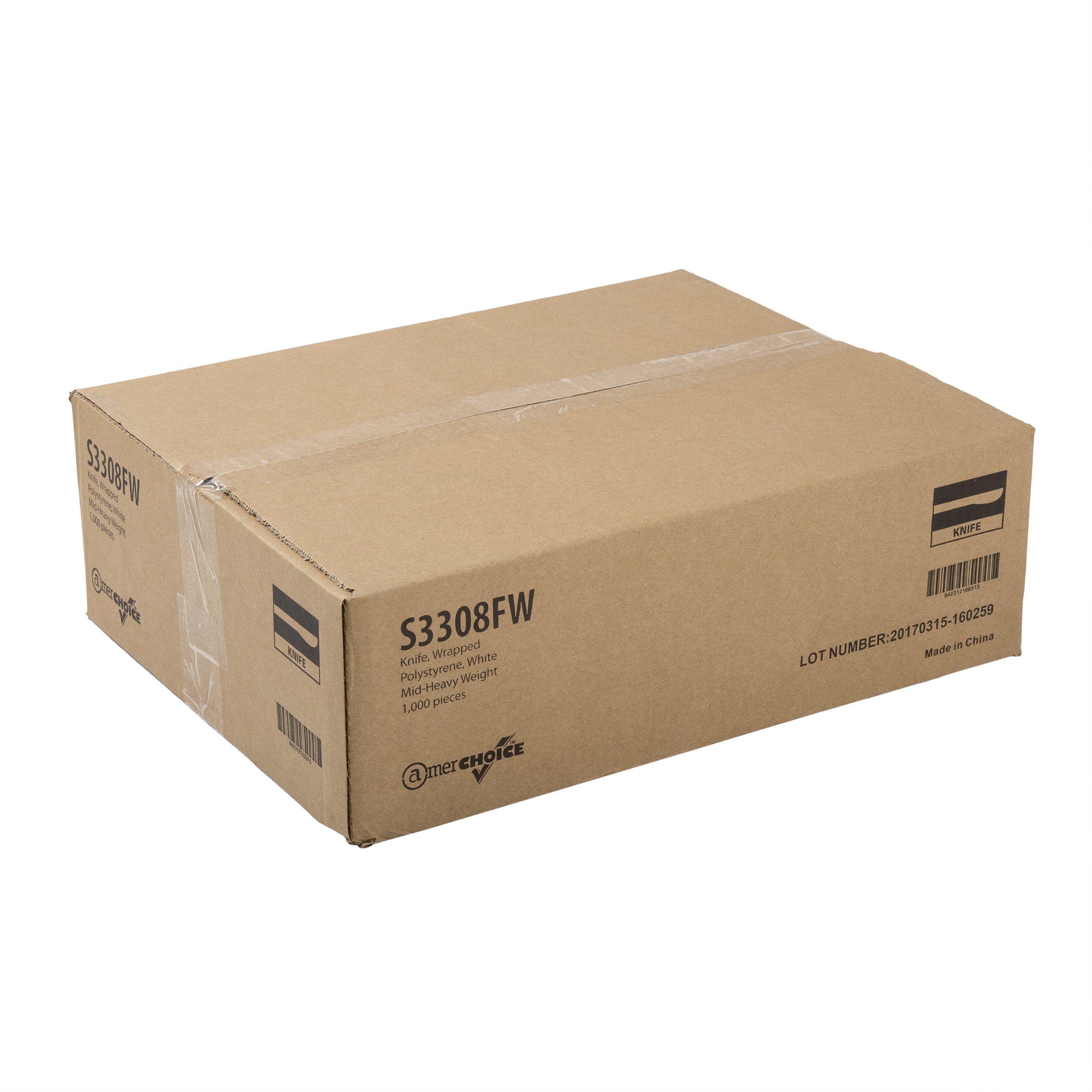 FORK MED HVYWGT WH WRAPPED PS 1000/CS